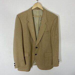 Leishman Tip Top Men 44 Camel Hair Blazer Sports Coat
